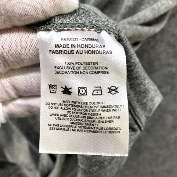 The Nike Tee Legend Crew Mens Large L Gray Dri Fit Active T Shirt Short Sleeve - Picture 8 of 11